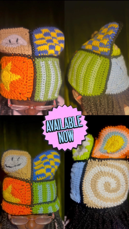 Fun Squares Beanie